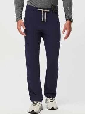 Figs Men's Cairo Cargo Scrub Pants - Navy